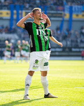GAIS Alexander Ahl Holmström jublar
