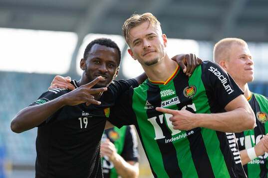GAIS Richard Emeka Friday och Alexander Ahl Holmström