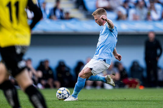 Malmö FFs Anders Christiansen gör 1-0