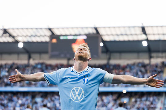 Malmö FFs Anders Christiansen jublar