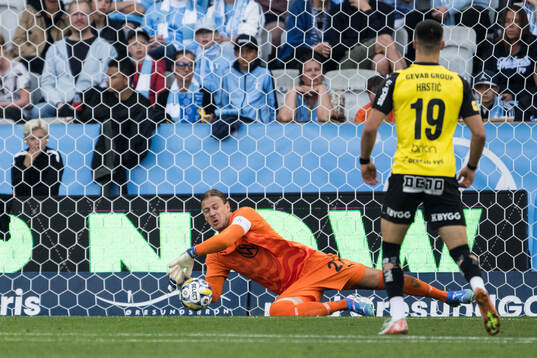 Malmö FFs Johan Dahlin