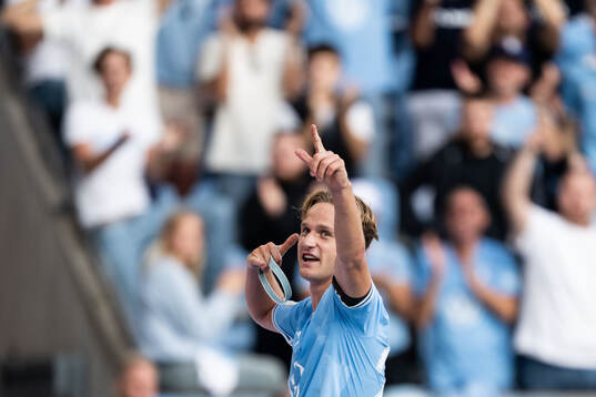 Malmö FFs Erik Botheim jublar