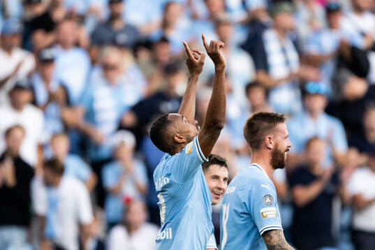 Malmö FFs Isaac Kiese Thelin jublar