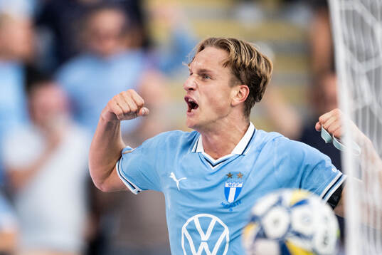 Malmö FFs Erik Botheim jublar