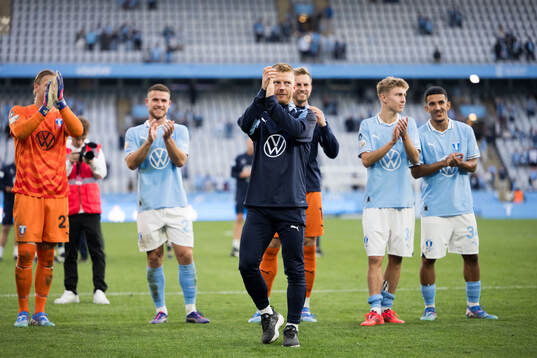 Malmö FFs Anders Christiansen jublar