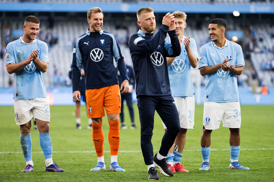 Malmö FFs Anders Christiansen jublar