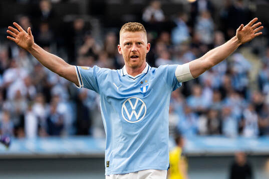 Malmö FFs Anders Christiansen jublar