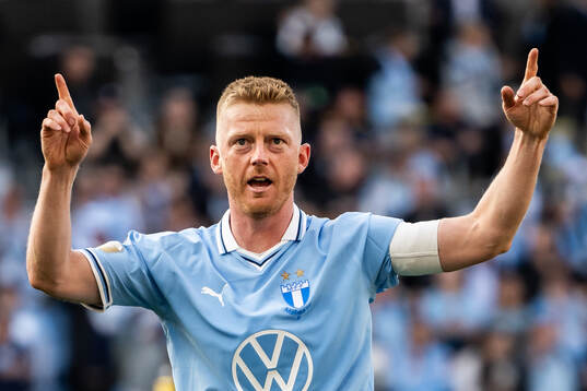 Malmö FFs Anders Christiansen jublar