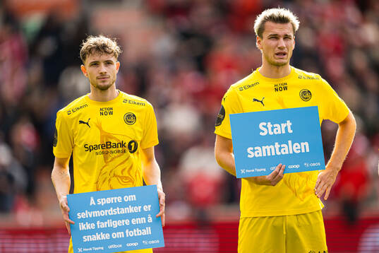 Håkon Evjen and Odin Bjørtuft of Bodø/Glimt