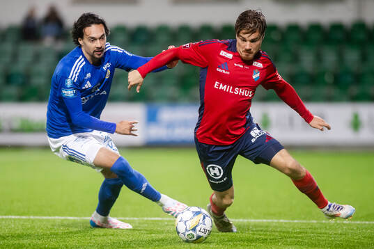GIF Sundsvalls Monir Jelassi och Östers Tatu Varmanen
