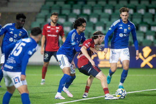 Östers Daniel Ljung och GIF Sundsvalls Monir Jelassi
