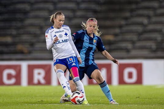 IFK Norrköpings Elsa Burvall och Djurgårdens Therese