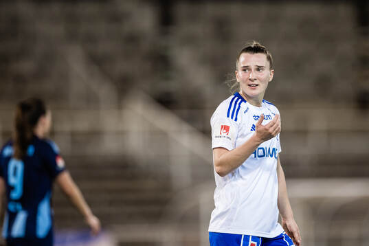 IFK Norrköpings Carrie Jones deppar