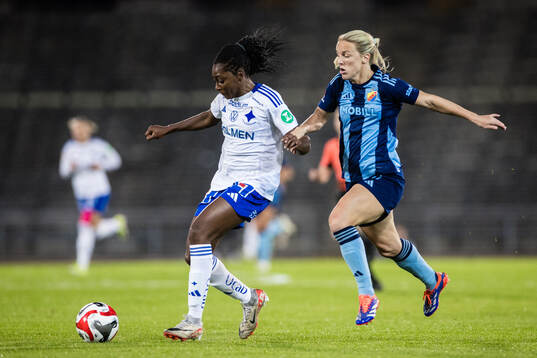 IFK Norrköpings Maya Aliyah Antoine och Djurgårdens Mimmi