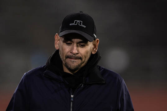 Djurgårdens tränare Marcelo Fernandez deppar