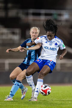 Djurgårdens Stinalisa Johansson och IFK Norrköpings Maya