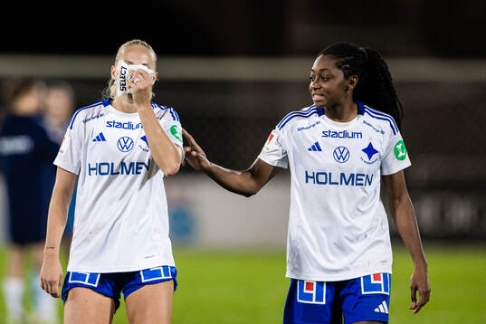 IFK Norrköpings Samantha Cary och Maya Aliyah Antoine
