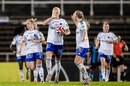 IFK Norrköpings Wilma Leidhammar jublar