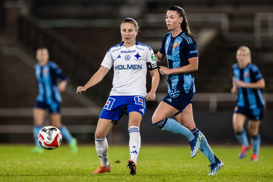 IFK Norrköpings Fanny Andersson och Djurgårdens Lucia