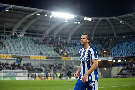 IFK Göteborgs Gustav Svensson deppar