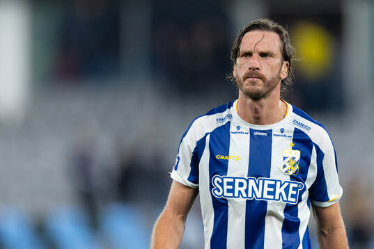 IFK Göteborgs Gustav Svensson deppar