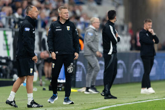 IFK Göteborgs assisterande tränare Joachim Björklund och