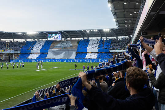 IFK Göteborgs klack med ett Tifo