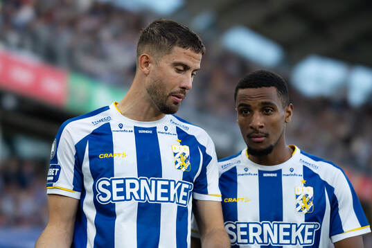 IFK Göteborgs Ramon Pascal Lundqvist och Paulos Abraham