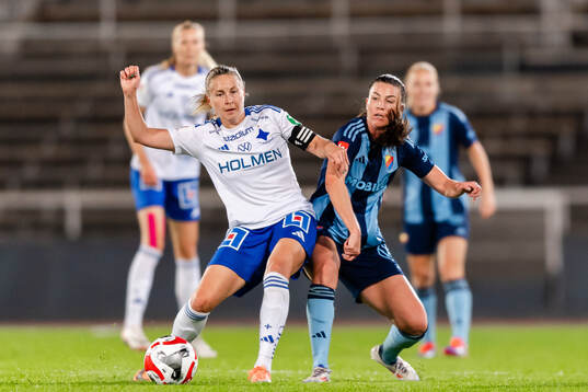 IFK Norrköpings Maya Aliyah Antoine och Djurgårdens