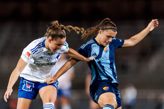 IFK Norrköpings Svea Rehnberg och Djurgårdens Alexsandra
