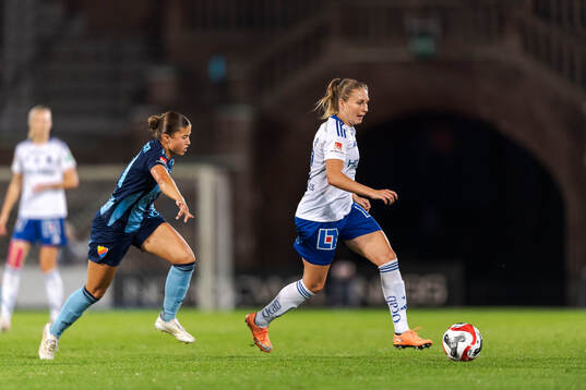 Djurgårdens Meja Staffansson och IFK Norrköpings Fanny
