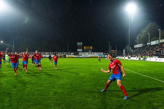 Helsingborgs Jon Birkfeldt jublar