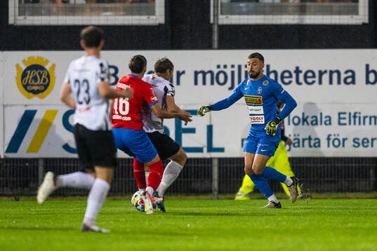 Landskronas målvakt Amr Kaddoura