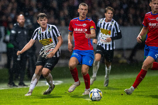 Landskronas Max Nilsson och Helsingborgs Dennis Olsson