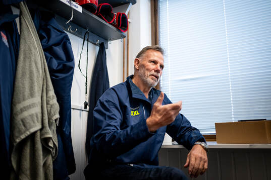 Ishockeytränaren Mats Lusth