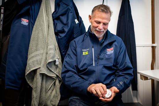 Ishockeytränaren Mats Lusth