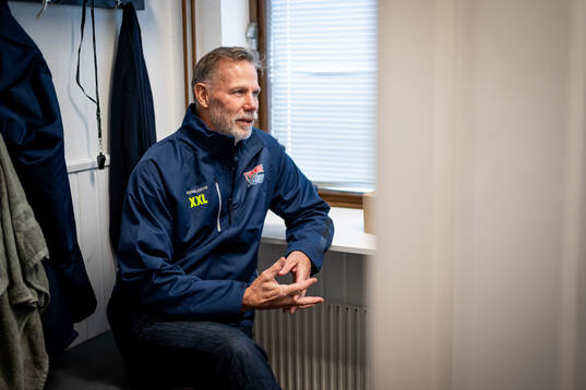Ishockeytränaren Mats Lusth