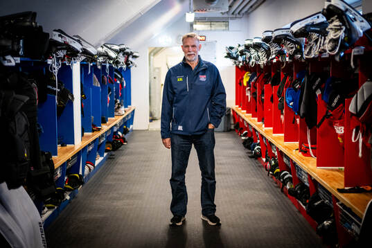 Ishockeytränaren Mats Lusth
