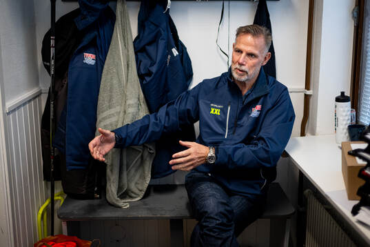 Ishockeytränaren Mats Lusth