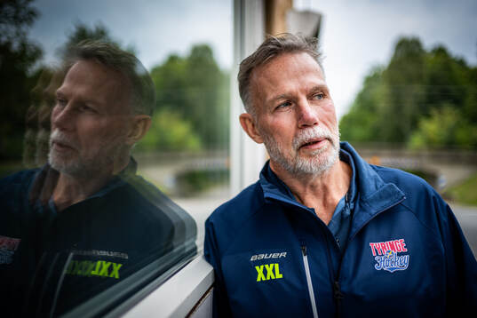 Ishockeytränaren Mats Lusth