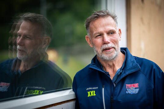 Ishockeytränaren Mats Lusth
