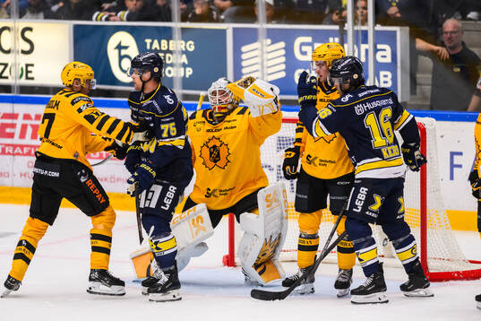 Skellefteås målvakt Gustaf Lindvall