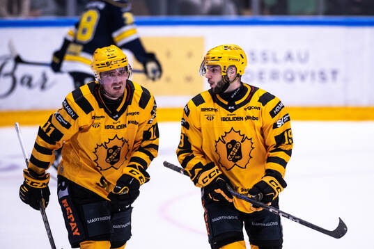 HV71s Henrik Borgström jublar