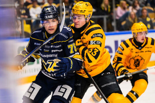 HV71s Radan Lenc och Skellefteås Zeb Forsfjäll