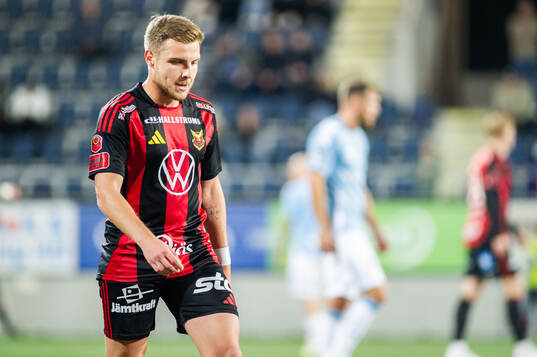 Östersunds Mykola Musolitin deppar