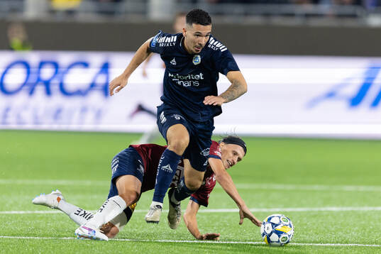 Örgrytes Charlie Vindehall och Utsiktens Lucas Lima