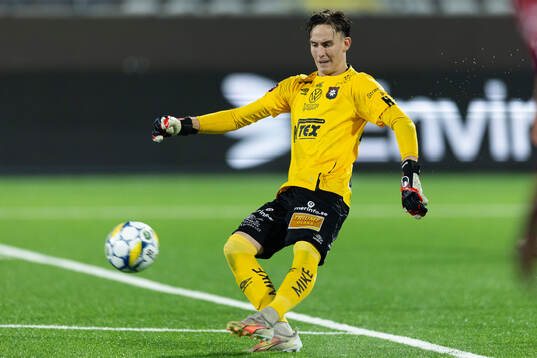 Örgrytes målvakt Hampus Gustafsson