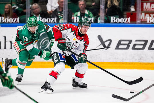 Rögles Brady Ferguson och Frölundas Erik Thorell