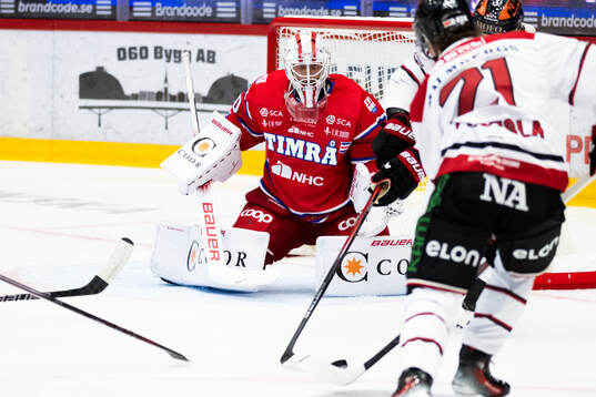 Timrås målvakt Jacob Johansson