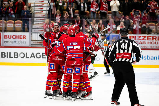 Timrå och Magnus Pääjärvi jublar